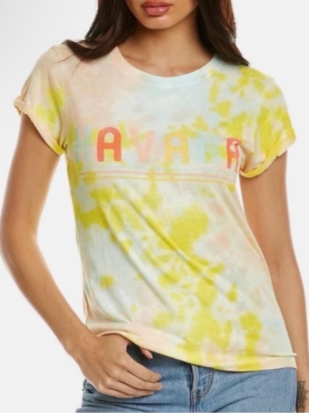Recycled Karma Havana Tie Dye Graphic Tee